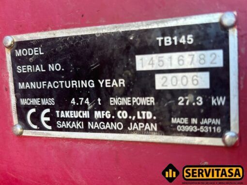 TAKEUCHI TB145
