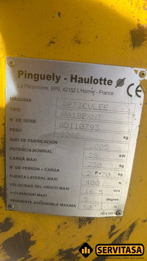 HA18 PXNT 2005