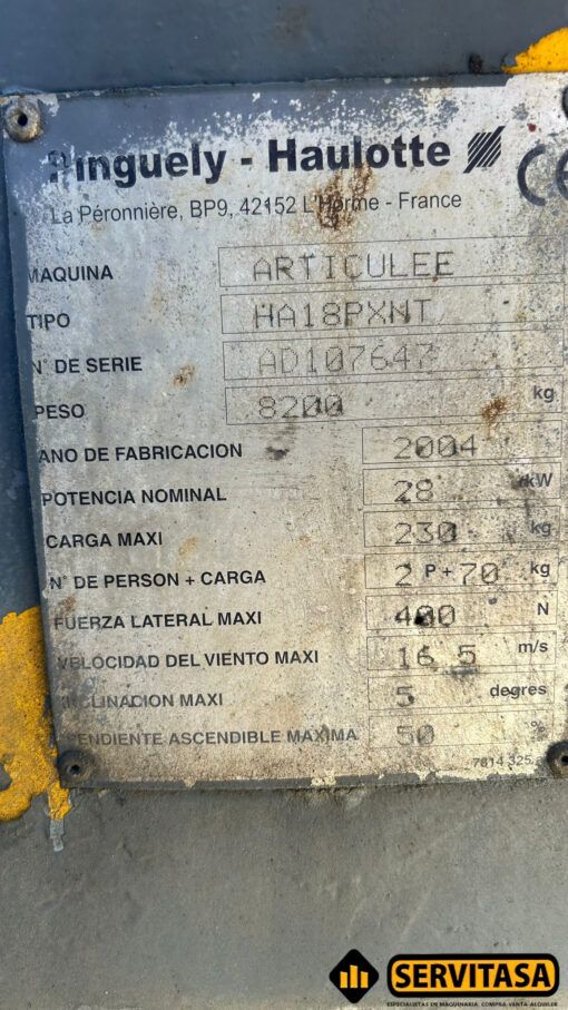 HA18 PXNT 2004